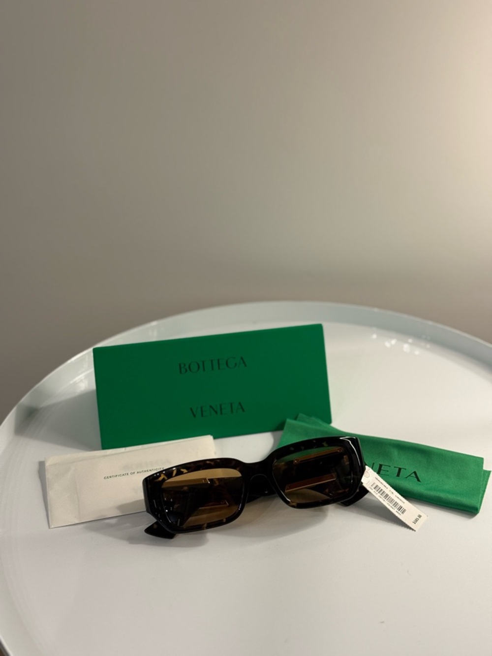 Bottega Veneta Rectangular Women’s Sunglasses (Brand New, Authentic)